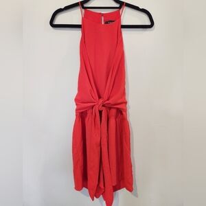 Vici Bold Red Textured Fabric